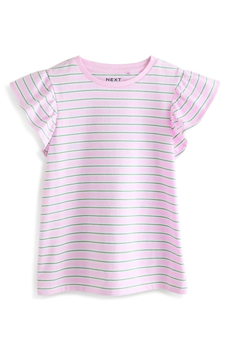 NEXT Kids' Floral Assorted 4-Pack Cotton Graphic T-Shirts, Alternate, color, White