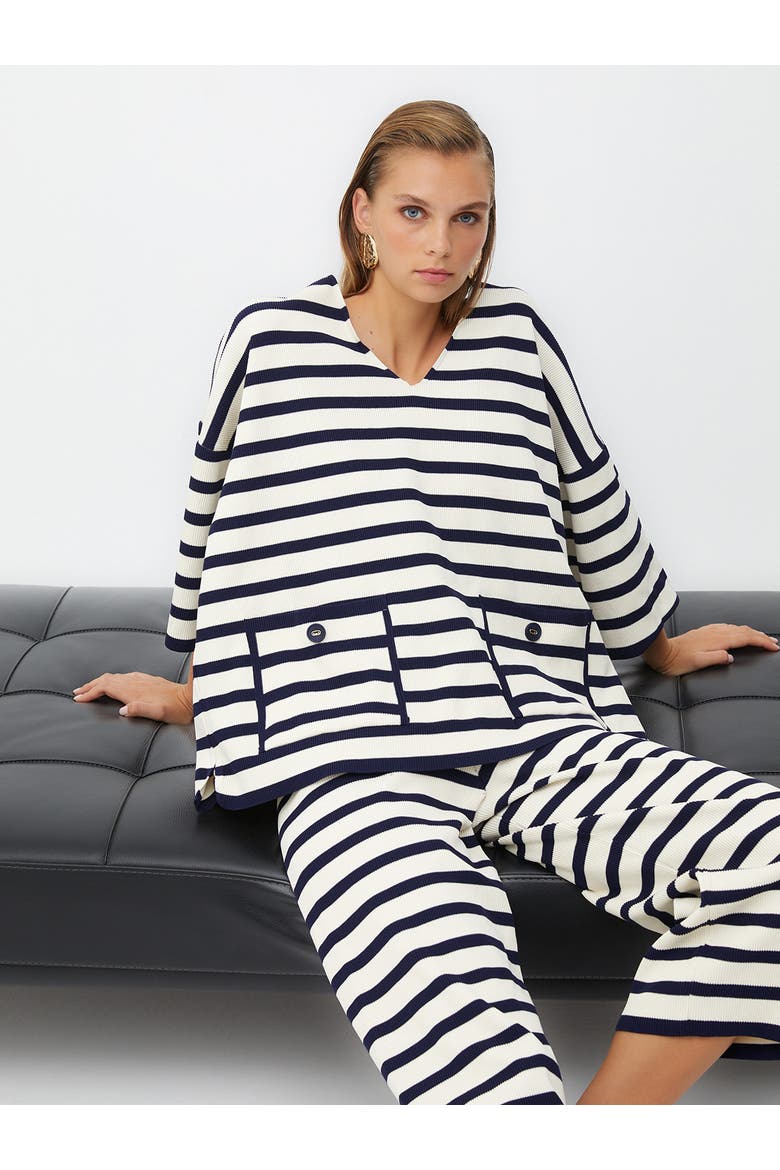 Striped Knit Pants, Alternate, color, Multi-Colored