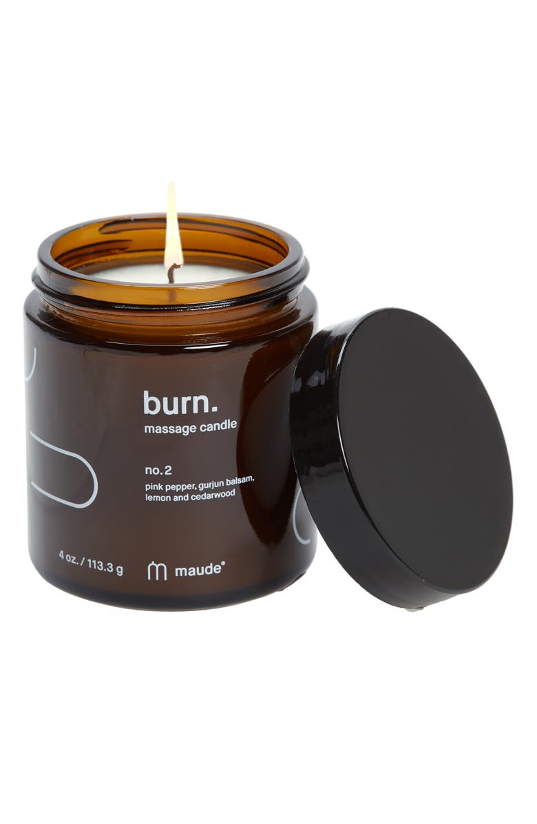 maude Burn No. 2 Massage Candle, Main, color, 