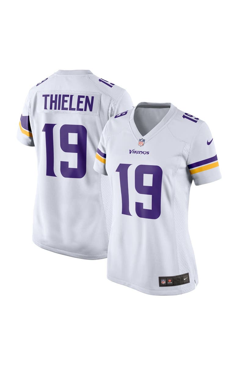 Nike Women's Nike Adam Thielen White Minnesota Vikings Game Jersey, Main, color, 