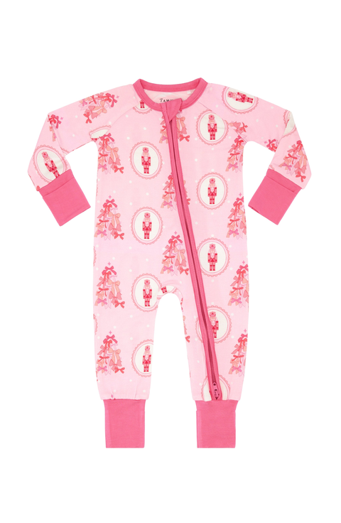Wrapped in Bows Zipper Romper