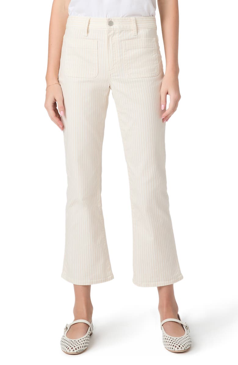 PAIGE Mason Crop Bootcut Jeans, Main, color, Tonal Stripe