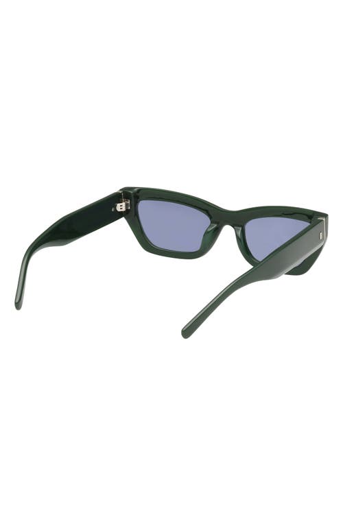 Abercrombie & Fitch 52mm Cat Eye Sunglasses In Green