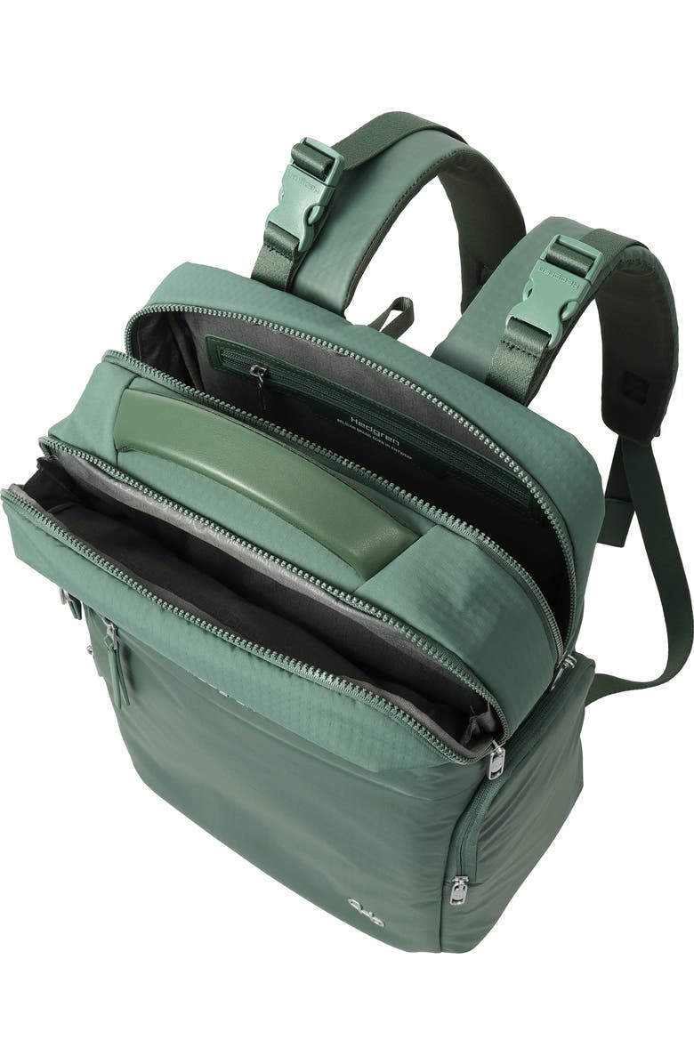 Hedgren Tsutsumi Diaper Backpack, Alternate, color, Duck Green