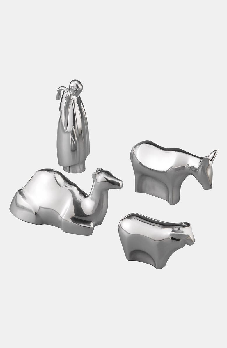 Nambé 'Nativity' Shepherd & Animals, Main, color, 