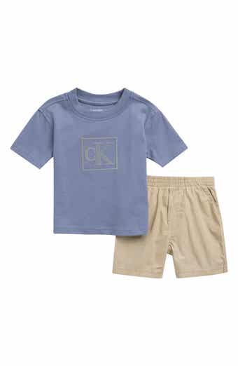 Cotton Crew Tee & Shorts Set
