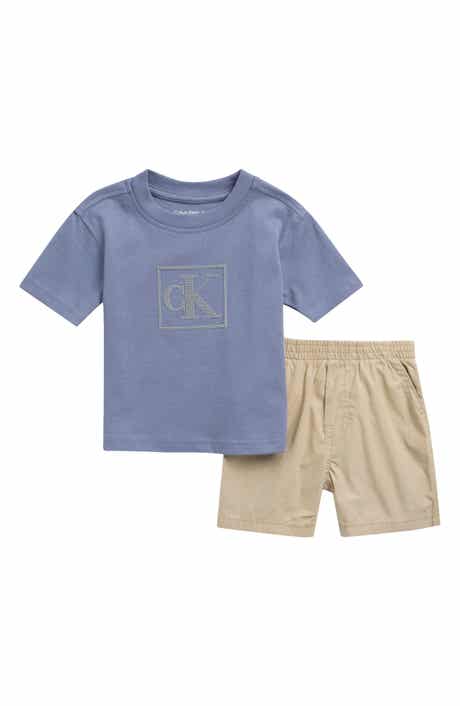 Calvin Klein Cotton Crew Tee & Shorts Set