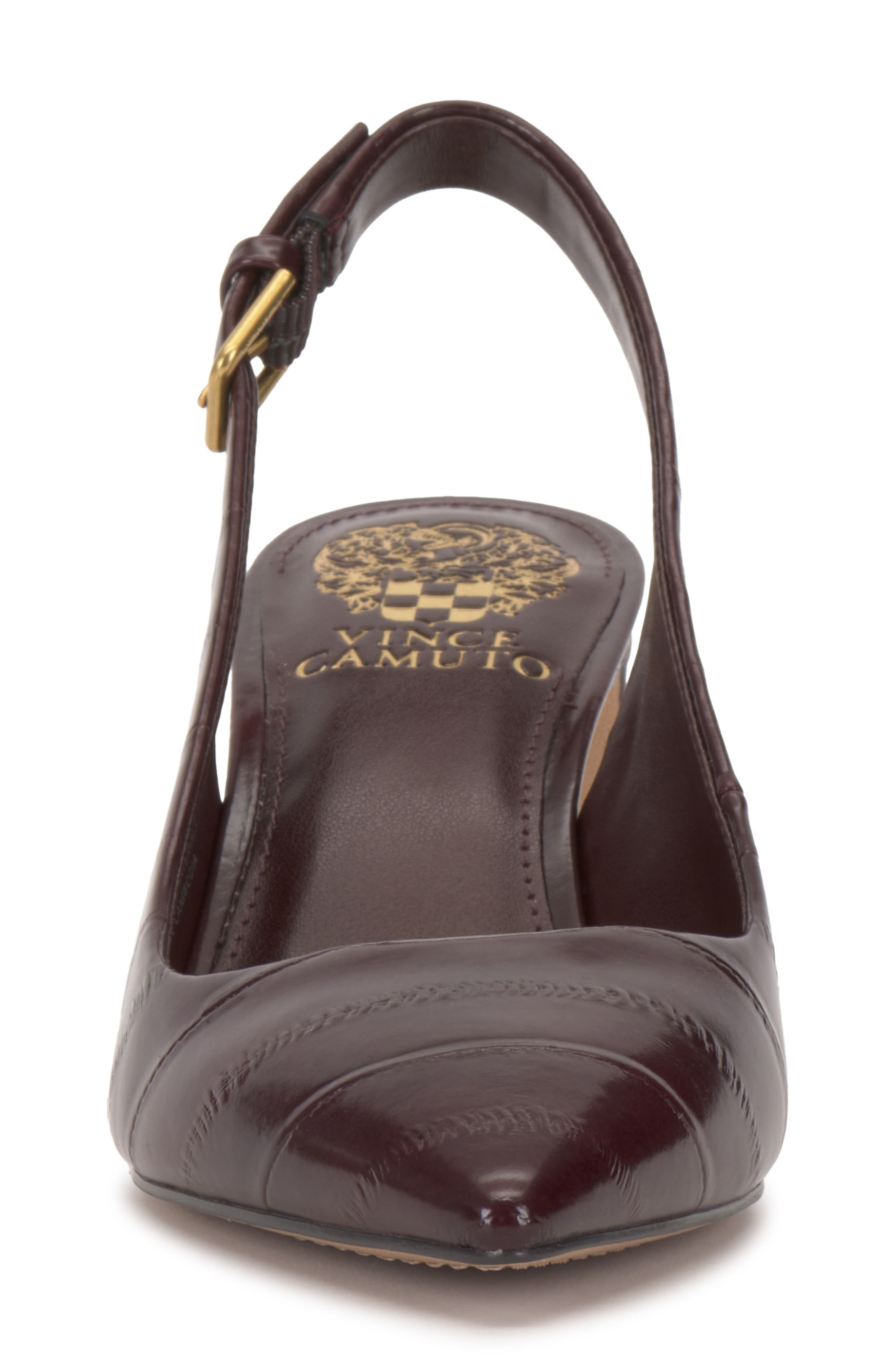 Hamden Pointed Toe Slingback Pump, Alternate, color, POMEGRANATE