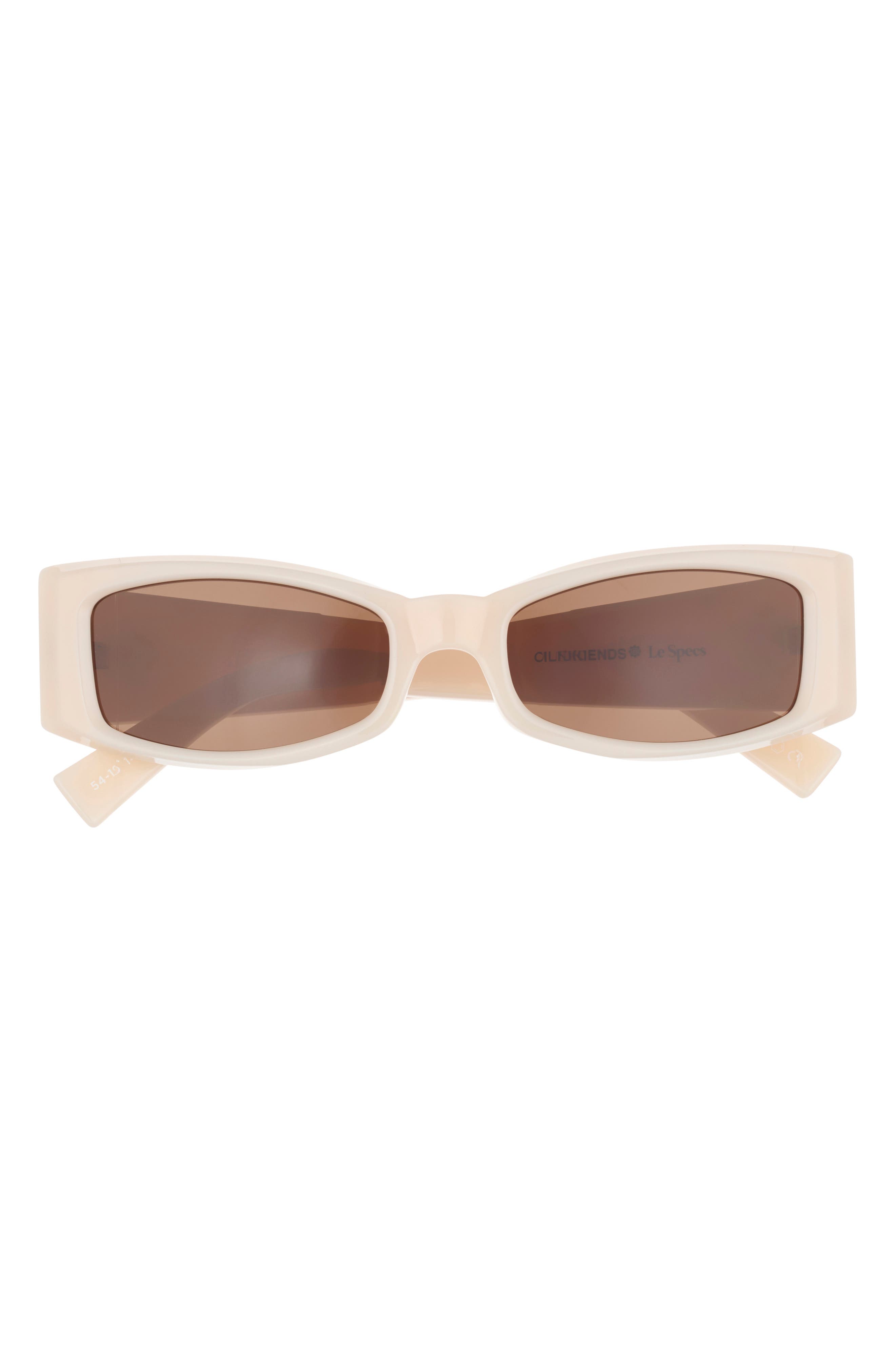 Le Specs Pretense 54mm Rectangular Sunglasses