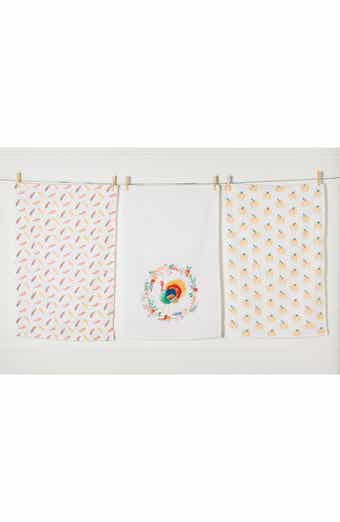 Harvest Turkey Set of 3 Dish Towels