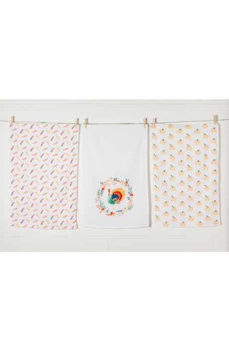 Harvest Turkey Set of 3 Dish Towels