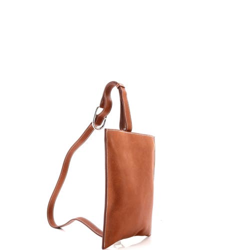 Pre-owned Hermes Hermes Pochenplus Sling Wallet Leather