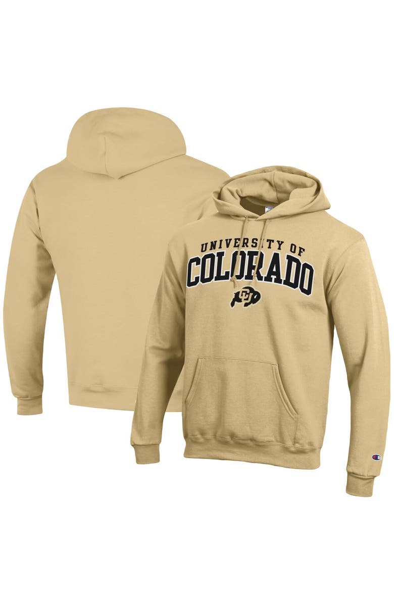 Champion Men's Champion Gold Colorado Buffaloes Property of Powerblend Pullover Hoodie, Main, color, Gold