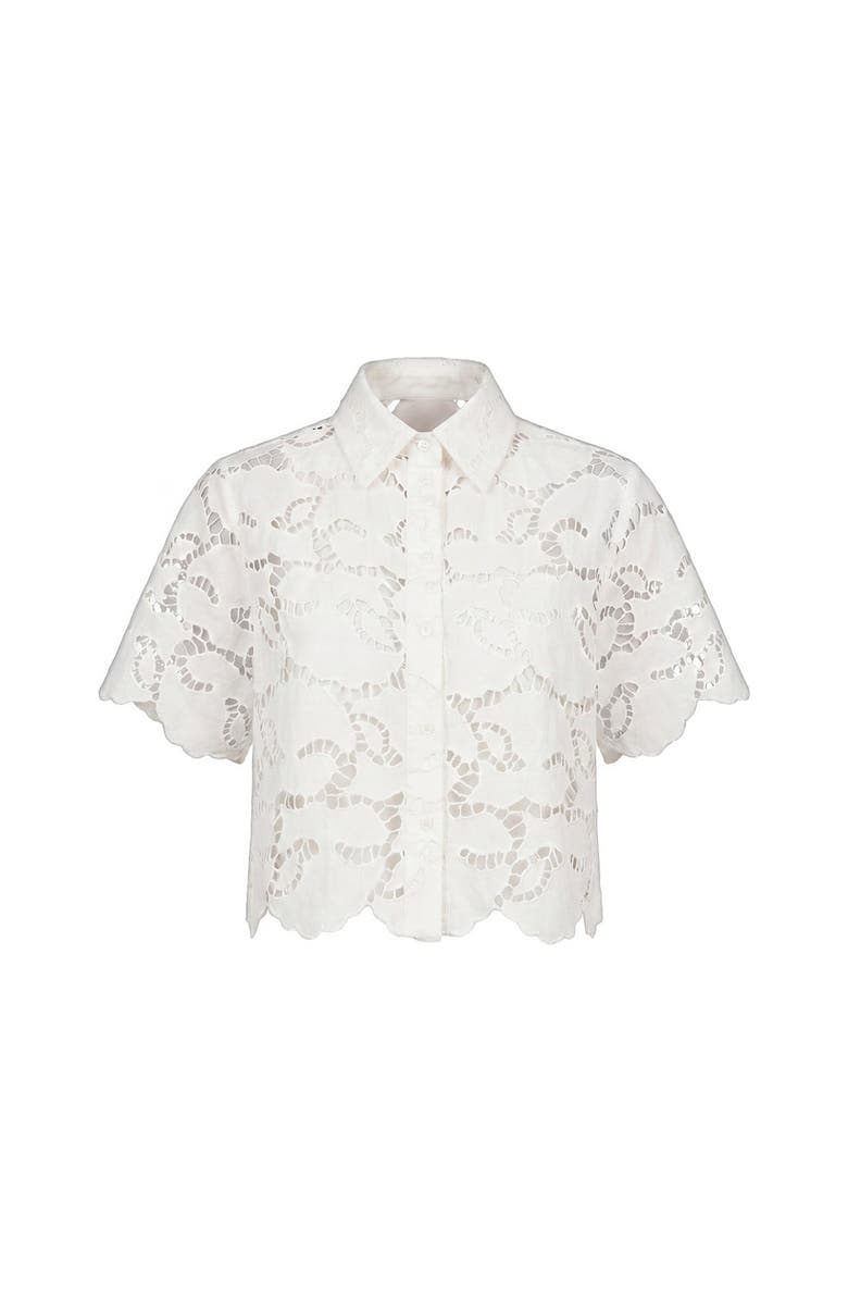 NICHOLAS Sonora Shirt, Alternate, color, Ivory