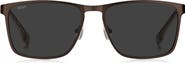 BOSS 1826/S 56mm Square Sunglasses