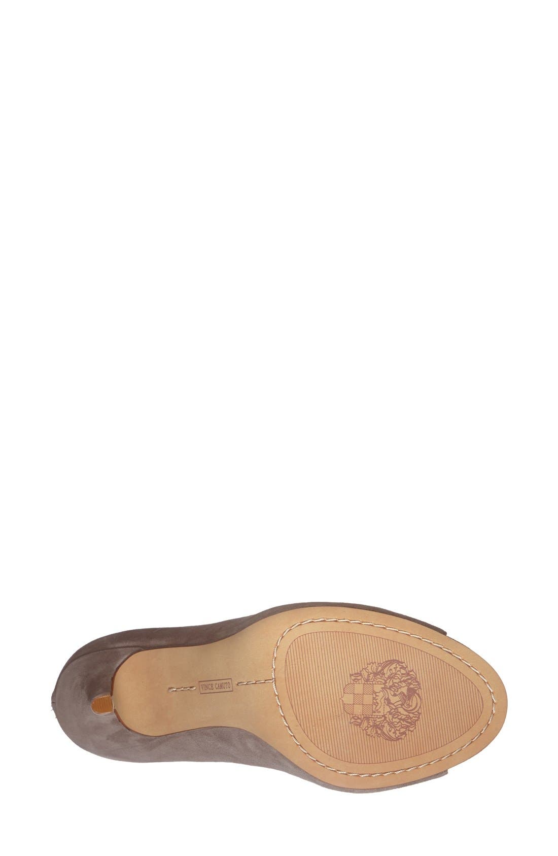'Sandria' Peep Toe Ghillie Sandal (Nordstrom Exclusive), Alternate, color, STONE TAUPE