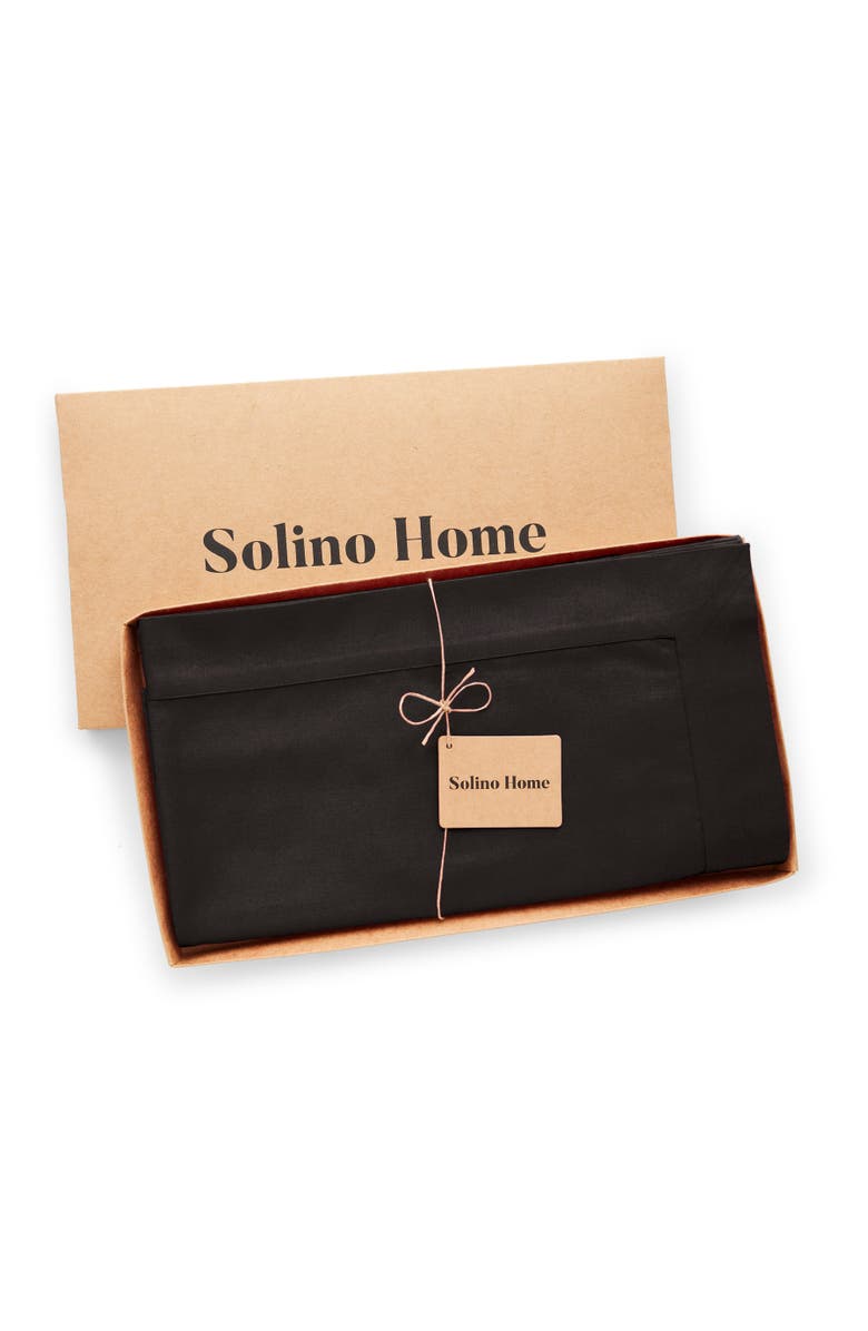 Solino Home Cotton Linen Tablecloth - Dru, Alternate, color, Black