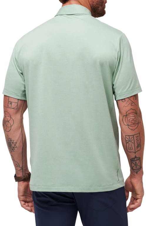 Travismathew Heater Pro Performance Golf Polo In Jadeite