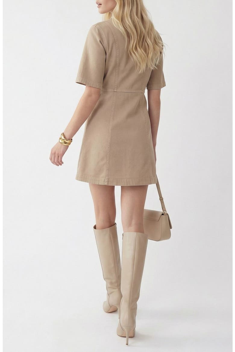 Daisy Denim Dress, Alternate, color, SILVER MINK DETAIL WASHED