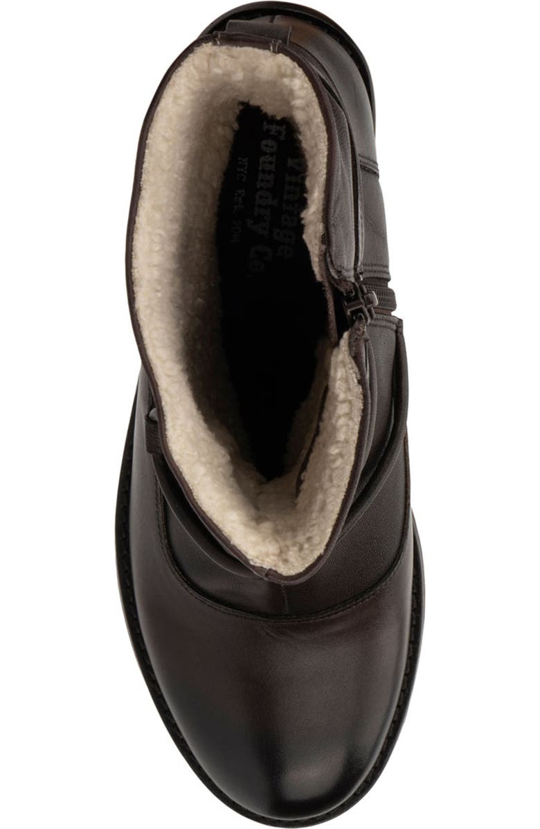 VINTAGE FOUNDRY Denisa Faux Fur Lined Boot, Alternate, color, Brown