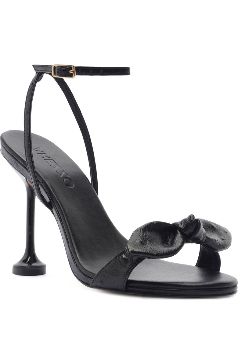 Arezzo Addie Ankle Strap Sandal, Main, color, Black