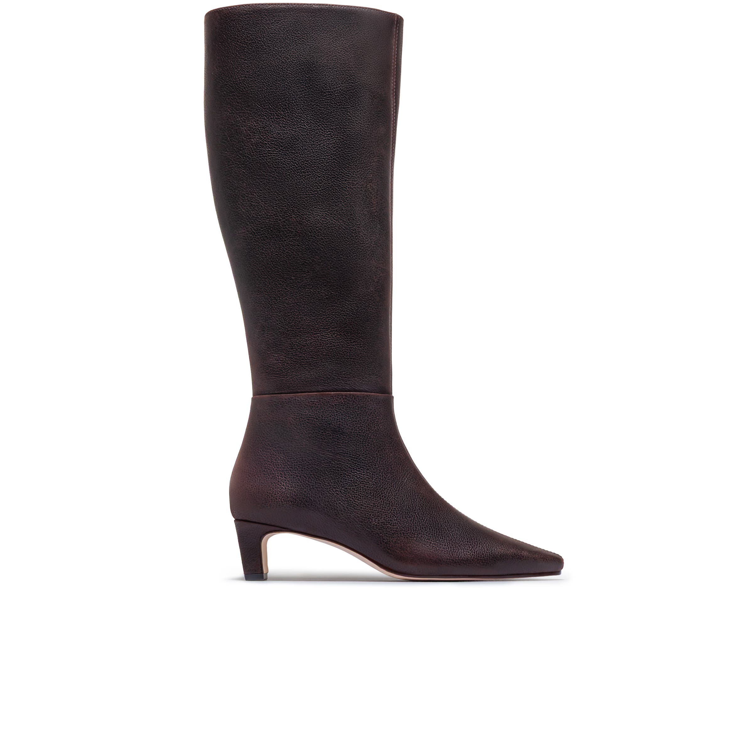 Eliza Knee High Boot, Main, color, DARK CHOCOLATE
