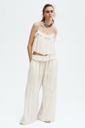H&M Bubble-hem Strappy Top
