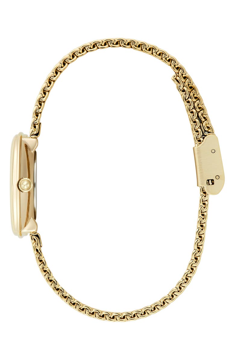 Olivia Burton Charing Mesh Strap Watch, 28.5mm, Alternate, color, Black