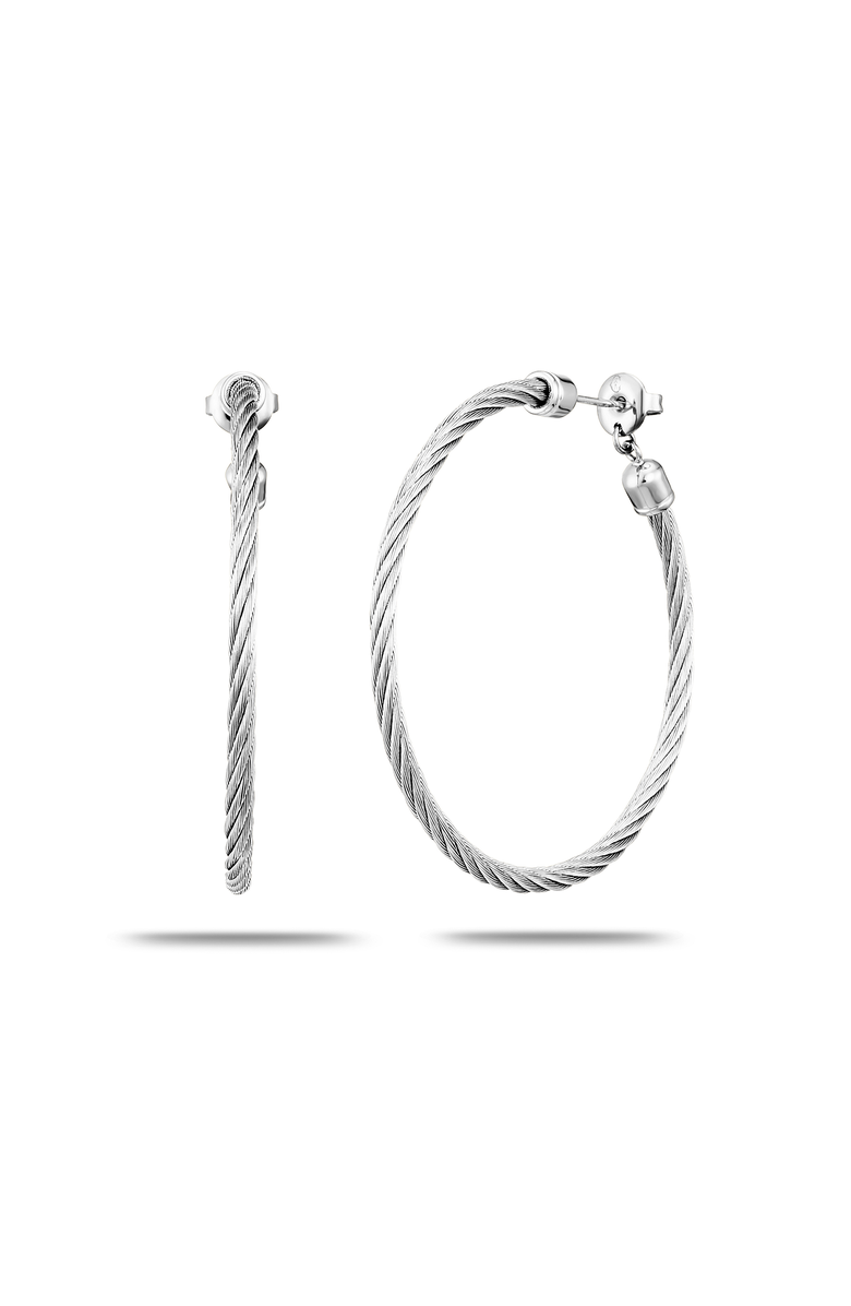 CHARRIOL Celtic Hoop Earrings, Main, color, Stainless Steel