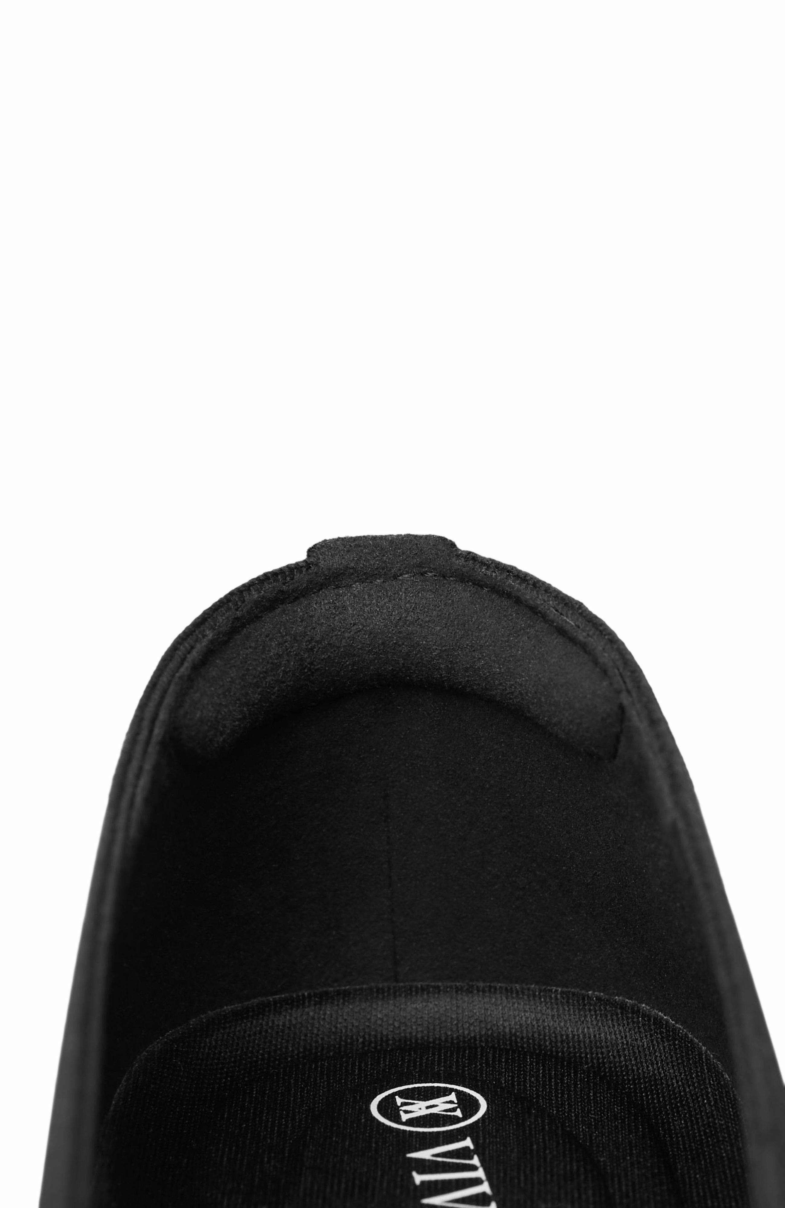 VIVAIA Square-Toe V-Cut Flats, Alternate, color, Black