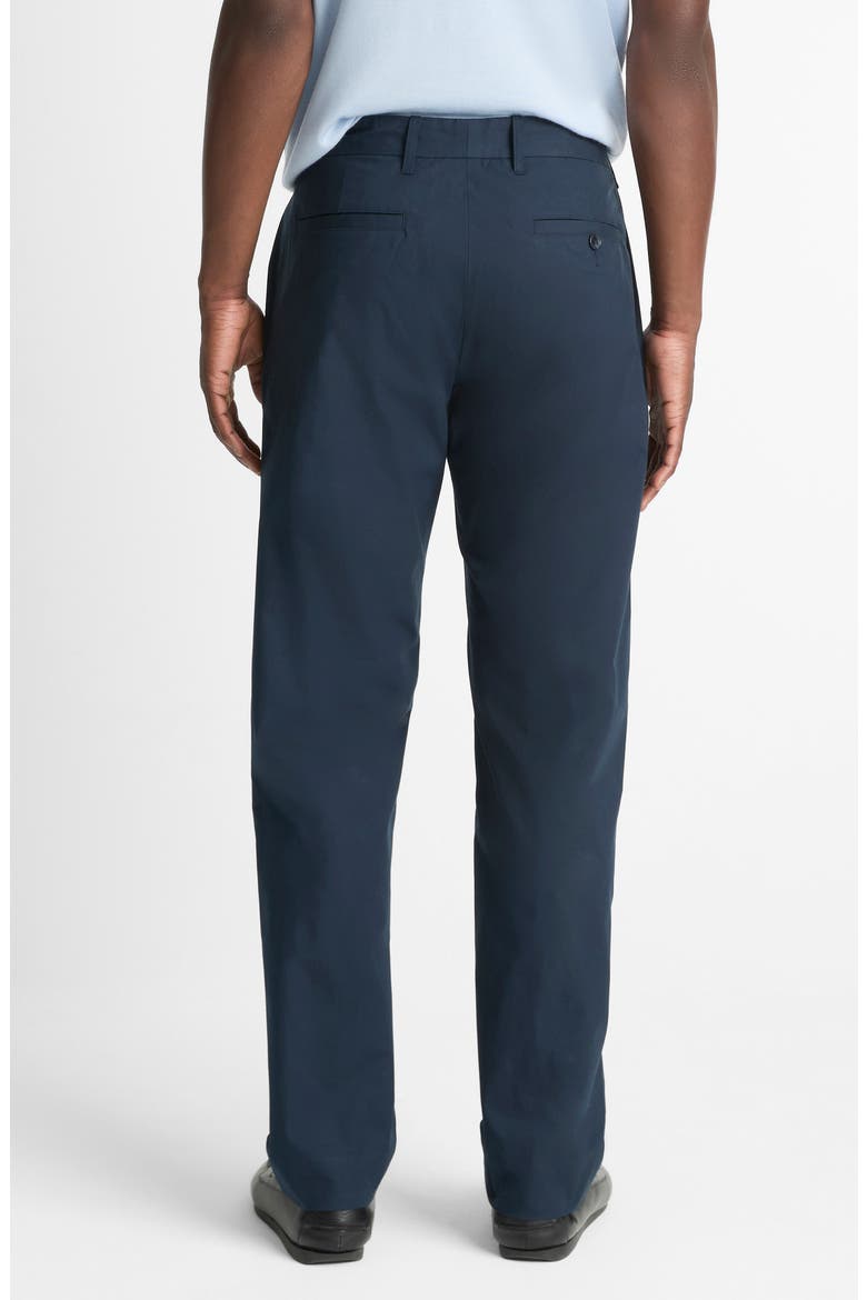 Flat Front Stretch Cotton Chinos, Alternate, color, COASTAL BLUE
