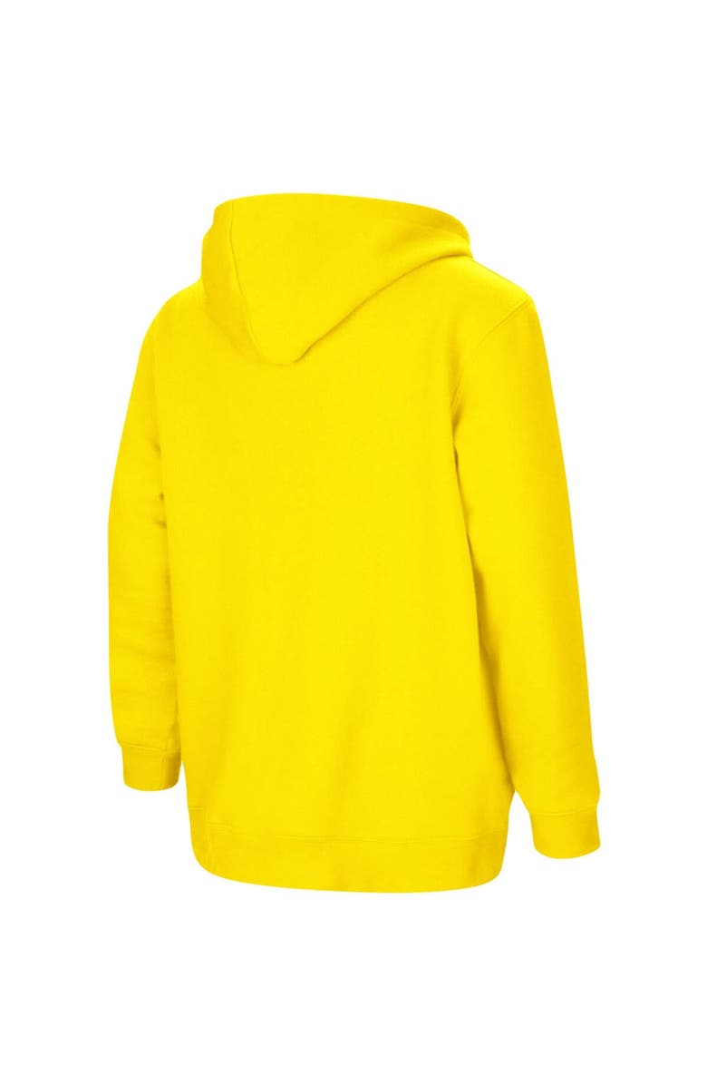 COLOSSEUM Youth Colosseum Maize Michigan Wolverines 2-Hit Team Pullover Hoodie, Alternate, color, Maize