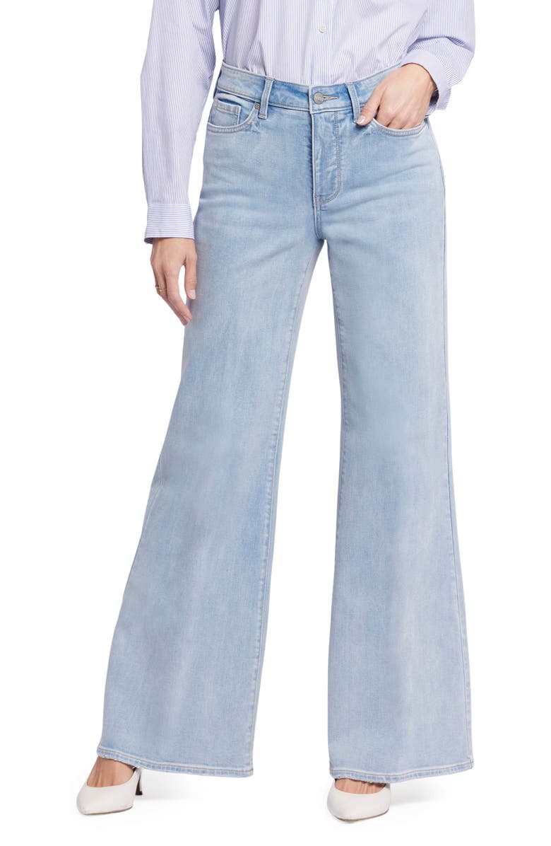 NYDJ Mia Palazzo High Waist Flare Jeans, Main, color, 