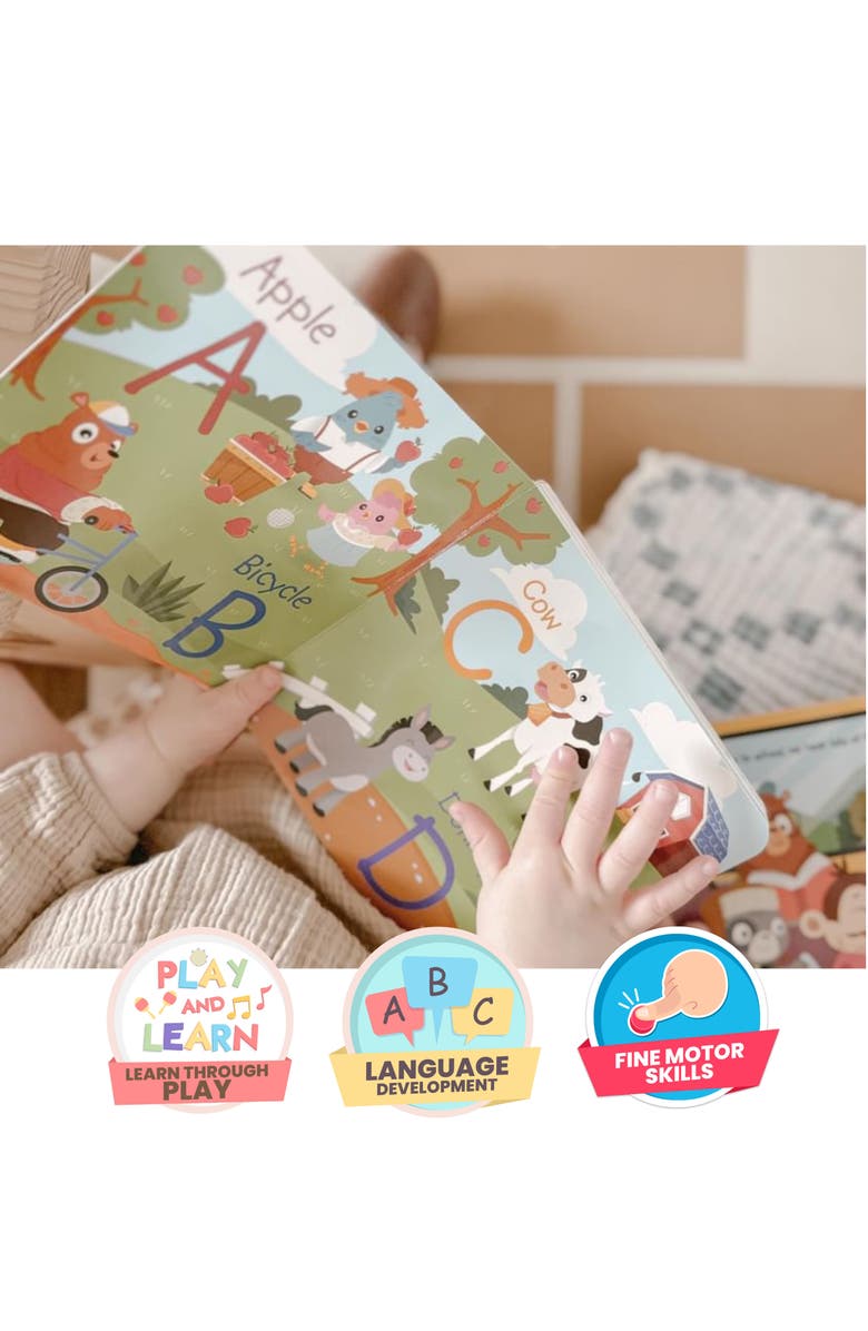 Ditty Bird Kids' ABC Fun Alphabet Interactive Musical Sound Book, Alternate, color, Blue