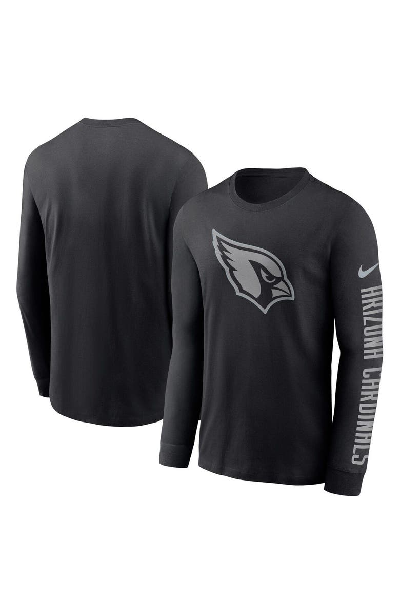 Nike Men's Nike Black Arizona Cardinals RFLCTV Name and Logo T-Shirt, Main, color,