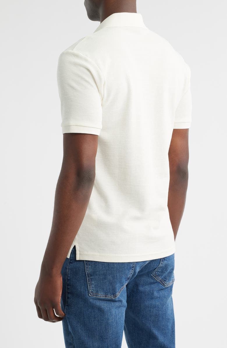 Mavi Jeans Slim Fit Cotton Polo, Alternate, color, Antique White