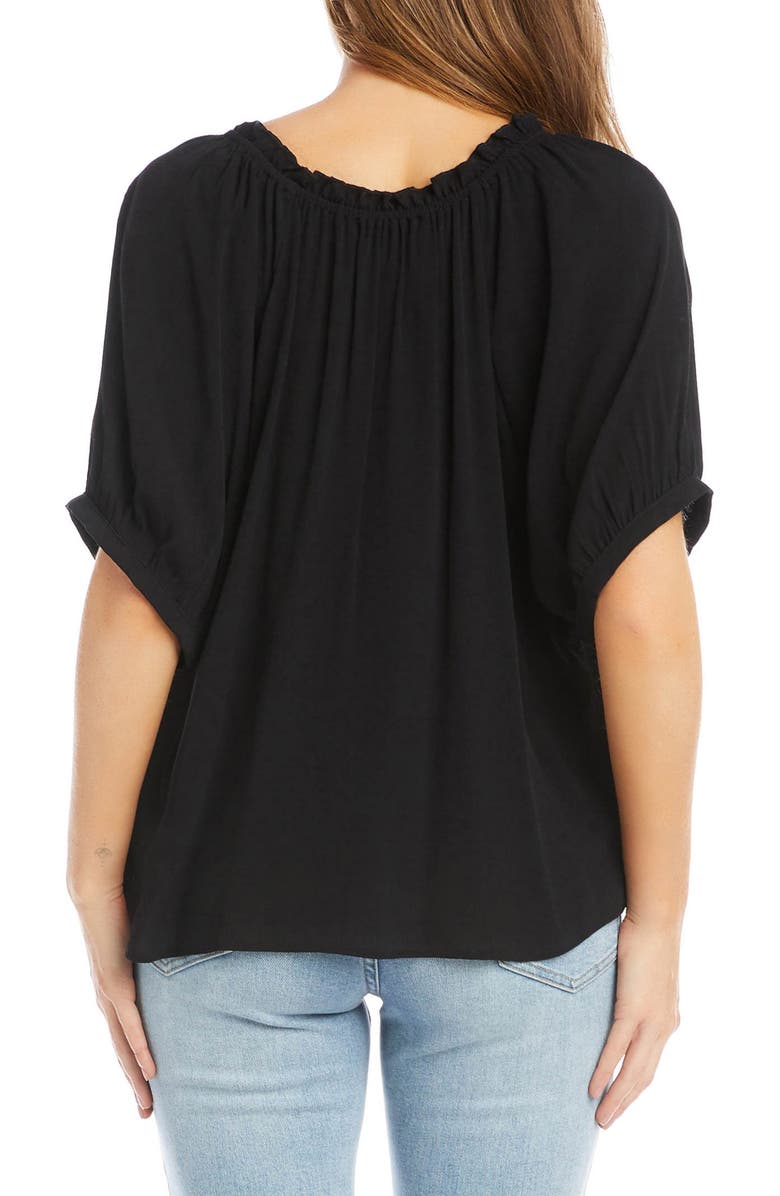 Karen Kane Ruffle Sleeve Blouse, Alternate, color, 