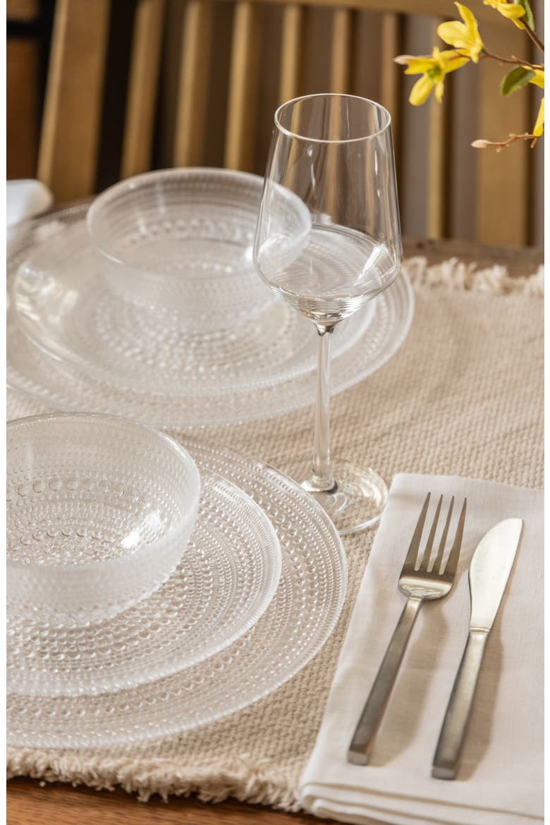 Arezzo Brushed 20-Piece Flatware Set, Alternate, color, SILVER
