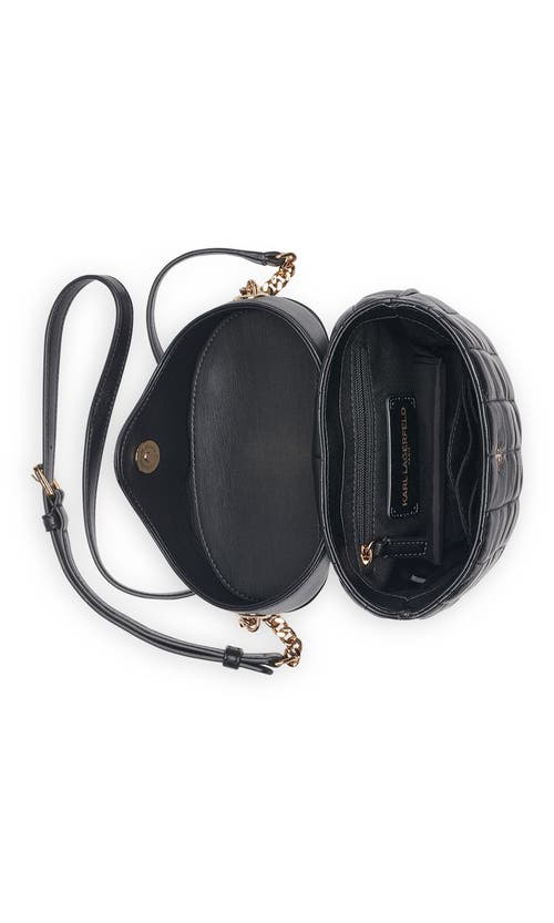 Karl Lagerfeld Paris Lafayette Crossbody In Black