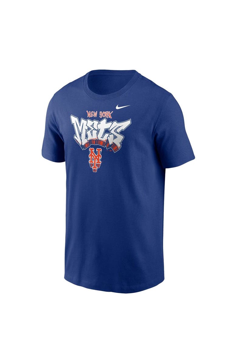 Nike Men's Nike Royal New York Mets Graffiti Hometown T-Shirt, Alternate, color, Royal