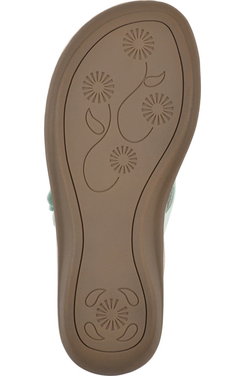CLIFFS BY WHITE MOUNTAIN Content Wedge Sandal - Wide Width Available, Alternate, color, Mint Smooth