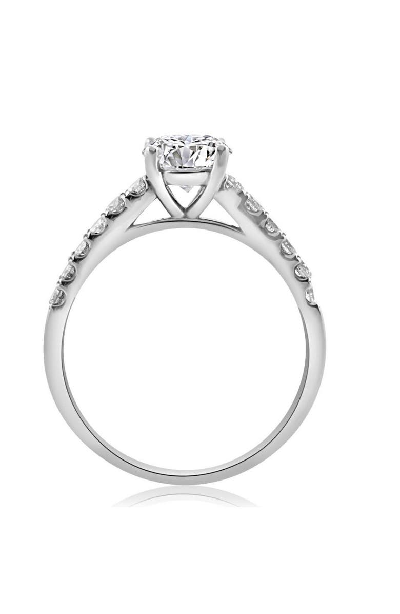 Bliss Diamond 1 3/4Ct Round Cut Lab Grown Diamond Engagement Ring in 10k Gold, Alternate, color, 