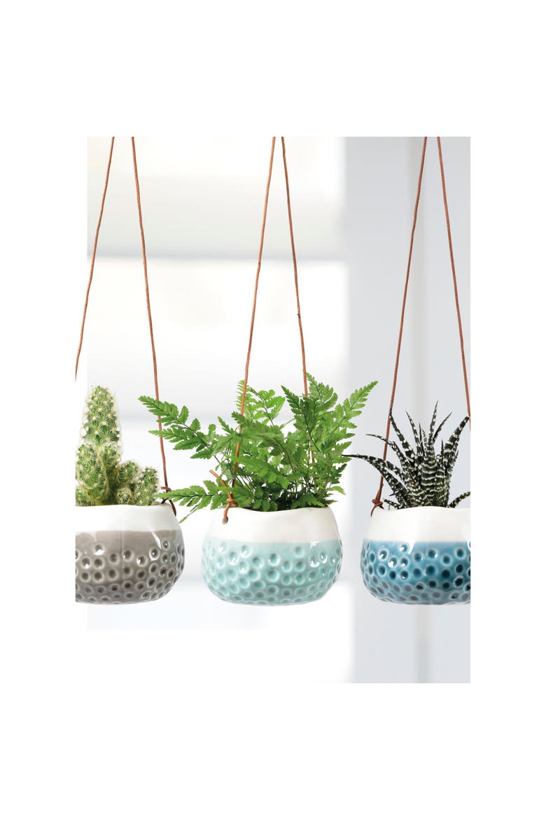 Hanging Baby Dotty Trio Vases, Alternate, color, Stone