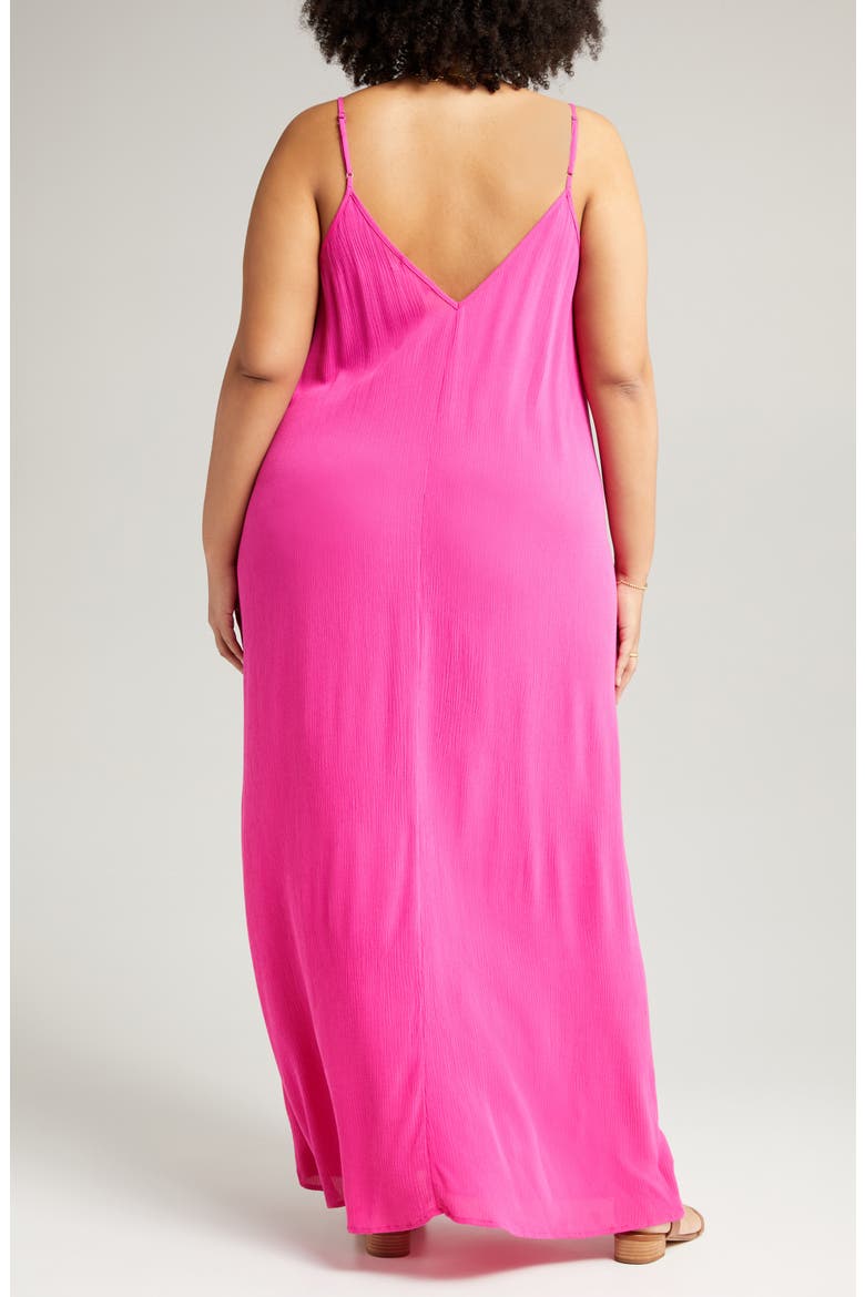 Woven Favorite Slipdress, Alternate, color, PINK CABARET