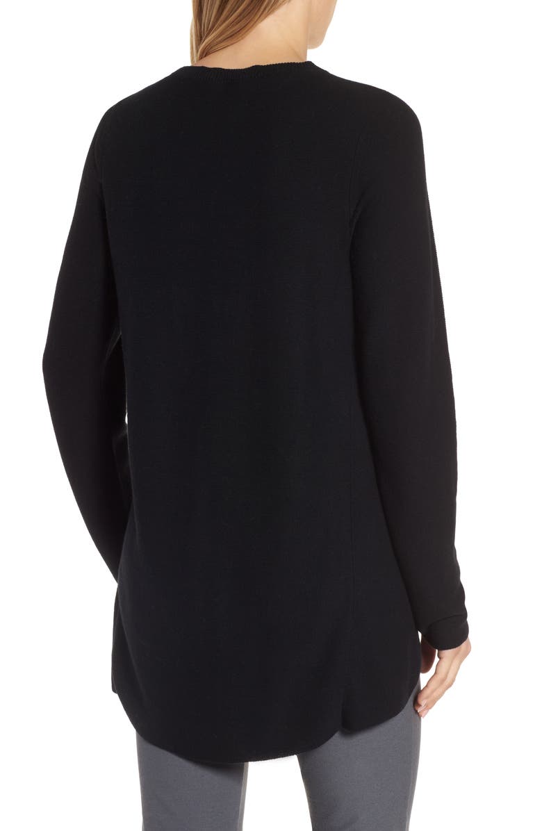 Eileen Fisher Organic Cotton Tunic Sweater, Alternate, color, 