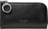 Kate Spade New York small halo fine grain leather zip wallet