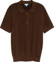 Sunspel Bicolor Cotton Rib Polo