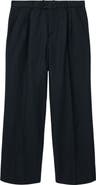 AllSaints Roland Pleated Cotton & Linen Dress Pants