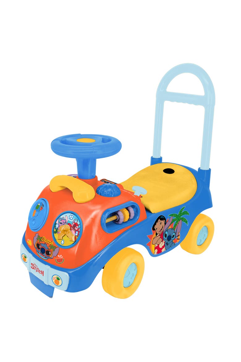 Lights N' Sounds Rideon Stitch, Disney Foottofloor Vehicle, Main, color, Multicolored
