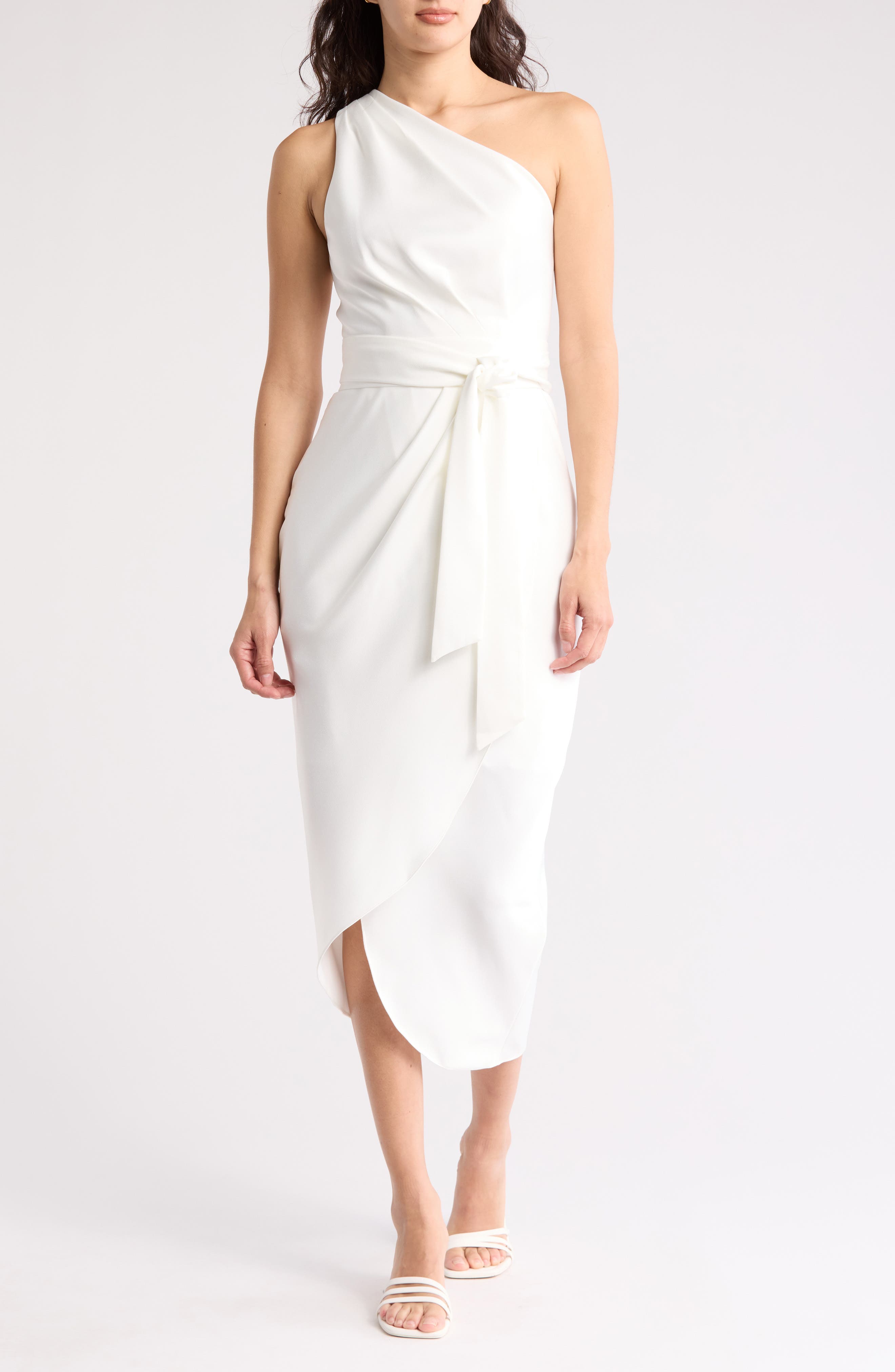 ted baker gabie dress ivory London One Shoulder Wrap Skirt (Women) TopAstee